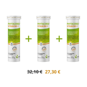 Lot promotionnel : 3 Phytacérol Vitamine C